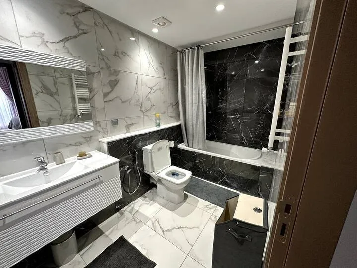 Bagno della suite con vasca